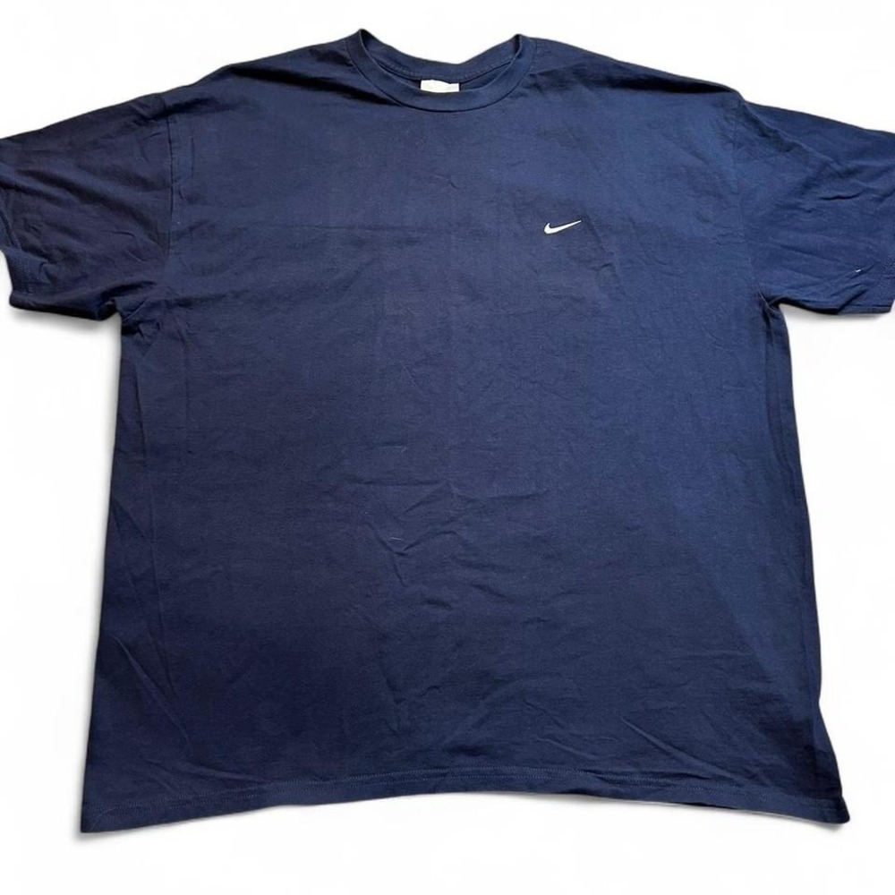 Vintage Y2K‎ essential Nike navy blue T-shirt size XXL